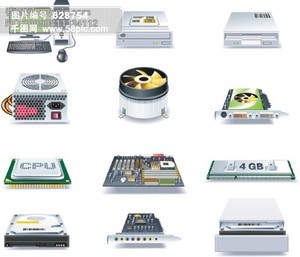 千圖網(wǎng) 主板與顯卡素材一站式下載平臺(tái)，助力家電銷(xiāo)售視覺(jué)設(shè)計(jì)